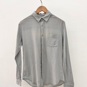 OSKLEN Lightweight Grey Button Down Shirt